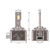 Amio - ΛΑΜΠΕΣ LED ΜΕ ΨΥΚΤΡΑ D1S/D1R 9-16V 70W 6.500K 8600lm XD SERIES - 2 ΤΕΜ. (03310/AM)