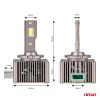 Amio - ΛΑΜΠΕΣ LED D3S 9>16V 70W 6.500K 8600lm (ΜΕ ΨΥΚΤΡΑ) XD SERIES - 2 ΤΕΜ. (03312/AM)