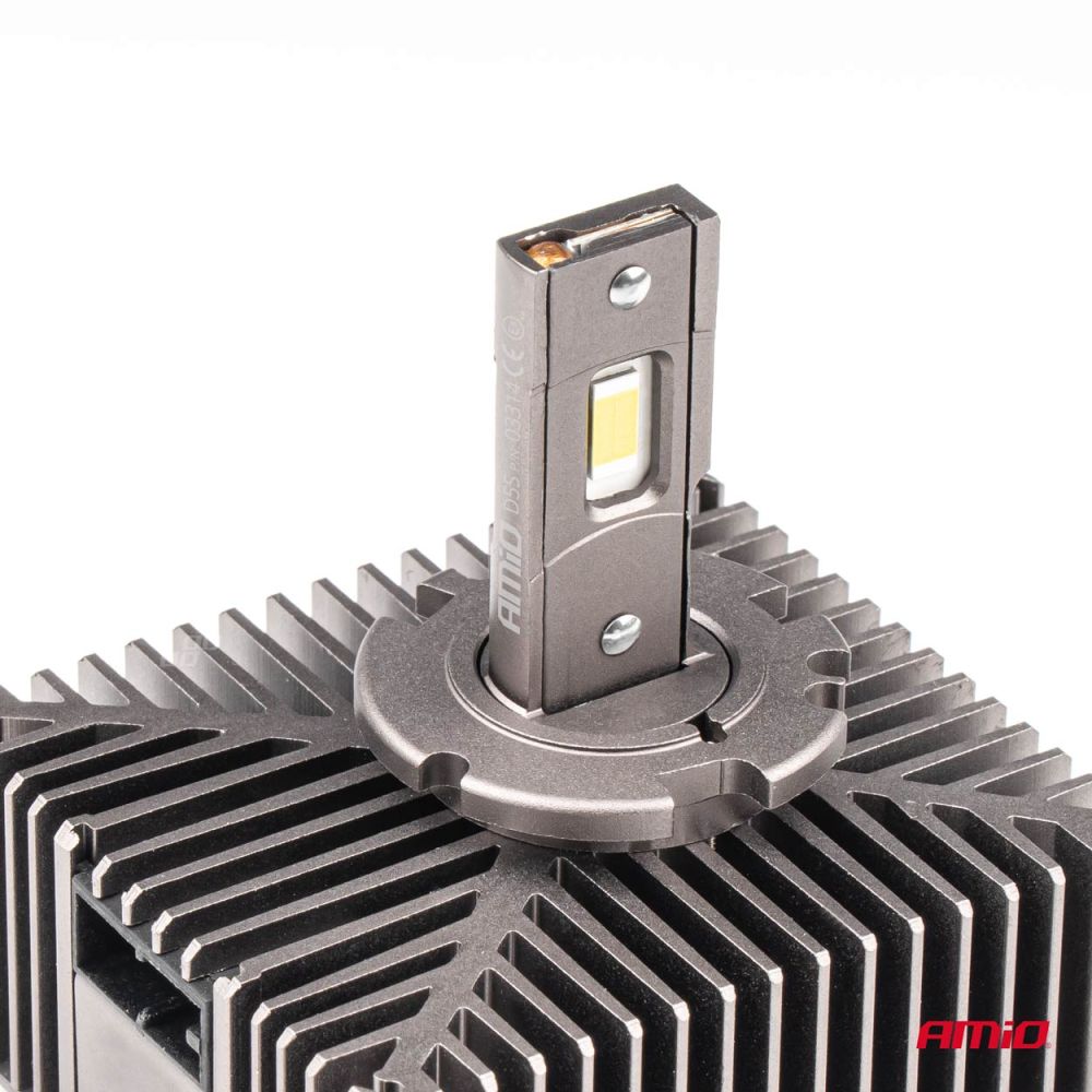 Amio - ΛΑΜΠΕΣ LED D5S 9>16V 70W 6.500K 8600lm (ΜΕ ΨΥΚΤΡΑ) XD SERIES - 2 ΤΕΜ. (03314/AM)