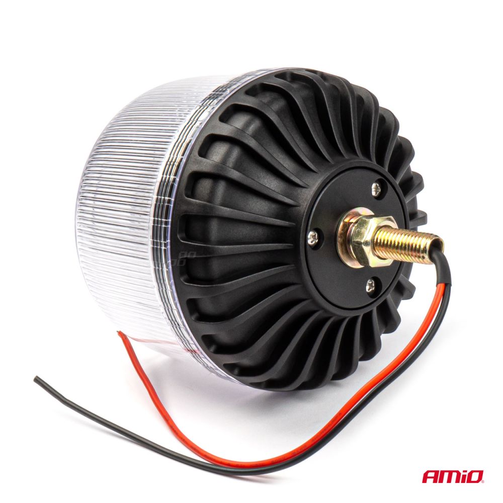 Amio - ΦΑΡΟΣ DIAMONT W25SB ΜΕ ΛΕΥΚΟ ΚΑΠΑΚΙ 12/24V 24xSMD LED ΠΟΡΤΟΚΑΛΙ ΒΙΔΩΤΟΣ 154x126mm - 1 ΤΕΜ. (03339/AM)