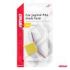 Amio - ΑΣΦΑΛΕΙΑ JapVal PAL ΑΡΣΕΝΙΚΗ 62mm 60A ΣΕ ΚΙΤΡΙΝΟ ΧΡΩΜΑ - 1 Τεμ. (03430/AM)