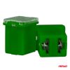 Amio - ΑΣΦΑΛΕΙΕΣ JapVal PAL ΜICRO 14mm ΘΗΛΥΚΕΣ 40A ΣΕ ΠΡΑΣΙΝΟ ΧΡΩΜΑ - 2 Τεμ. (03454/AM)