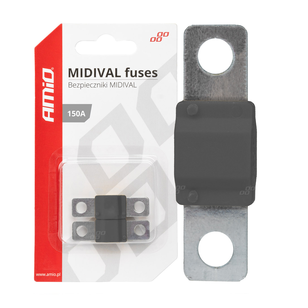 Amio - ΑΣΦΑΛΕΙΕΣ MIDIVAL 150A - 2 Τεμ. (03481/AM)