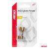 Amio - ΑΣΦΑΛΕΙΕΣ ΓΥΑΛΙΝΕΣ AGU AGU 40A 38x10,3mm - 2 ΤΕΜ. (03485/AM)