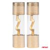 Amio - ΑΣΦΑΛΕΙΕΣ ΓΥΑΛΙΝΕΣ AGU AGU 60A 38x10,3mm - 2 ΤΕΜ. (03487/AM)
