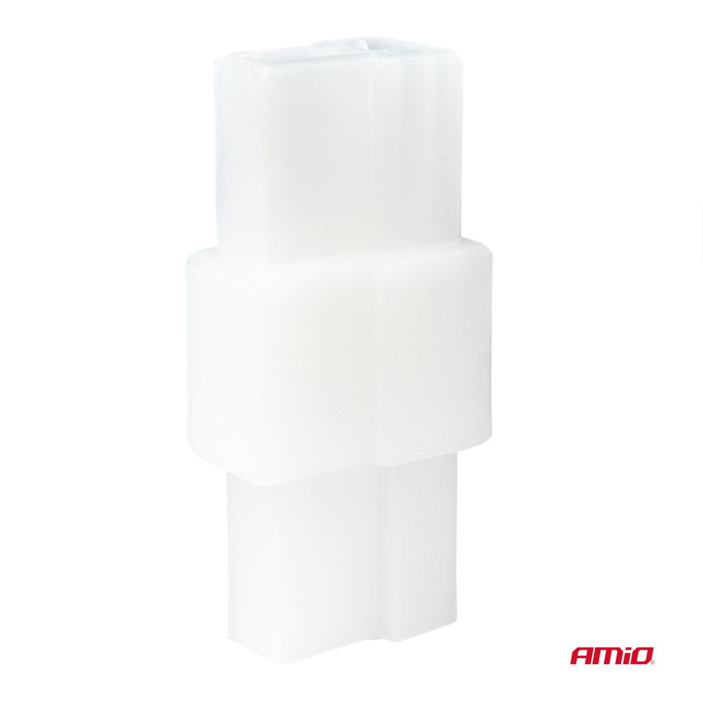 ΠΡΟΣΦΟΡΑ Amio - ΦΙΣΑ ΣΥΝΔΕΣΗΣ ΚΑΛΩΔΙΩΝ ΔΥΟ ΥΠΟΔΟΧΩΝ ΜΕ ΠΛΑΣΤΙΚΟ ΚΟΥΜΠΩΜΑ - 1 σετ. (03512/AM)