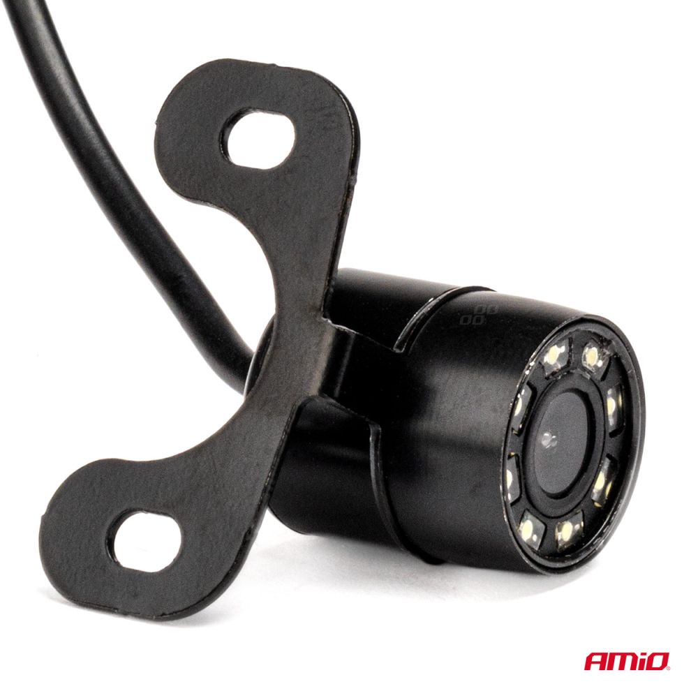 Amio - ΚΑΜΕΡΑ ΟΠΙΣΘΟΠΟΡΕΙΑΣ 12V LED ΜΕ NYΧΤΕΡΙΝΗ ΛΗΨΗ ΚΑΙ ΜΕΤΑΛΛΙΚΗ ΒΑΣΗ ΣΤΗΡΙΞΗΣ HD-320 LED - 1 TEM. (03532/AM)