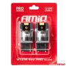 Amio - ΛΑΜΠΕΣ WY21W 12/24V 6.000K 4SMD LED CAN-BUS ΚΙΤΡΙΝΟ PRO SERIES - 2 ΤΕΜ. (03590/AM)