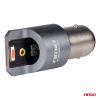 Amio - ΛΑΜΠΑΚΙΑ P21/5W BAY15d 12/24V 6.000K 2xSMD LED FULL CAN-BUS ΚΟΚΚΙΝΟ PRO SERIES - 2 Τεμ. (03596/AM)