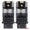 Amio - ΛΑΜΠΑΚΙΑ P27/7W 3157 12/24V 6.000K 2xSMD LED FULL CAN-BUS ΛΕΥΚΟ PRO SERIES - 2 Τεμ. (03598/AM)