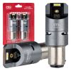 Amio - P21/5W BAY15s 12/24V 6.000K 2xSMD LED(ΜΕ ΑΝΕΜΙΣΤΗΡΑΚΙ) FULL CAN-BUS ΛΕΥΚΟ PRO SERIES - 2 Τεμ. (03605/AM)
