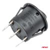 Amio - ΔΙΑΚΟΠΤΗΣ 230V 6A ON-OFF-ON 3 ΕΠΑΦΩΝ ΣΤΡΟΓΓΥΛΟΣ BU03 - 1 ΤΕΜ. (03614/AM)