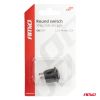 Amio - ΔΙΑΚΟΠΤΗΣ 230V 6A ON-OFF-ON 3 ΕΠΑΦΩΝ ΣΤΡΟΓΓΥΛΟΣ BU03 - 1 ΤΕΜ. (03614/AM)