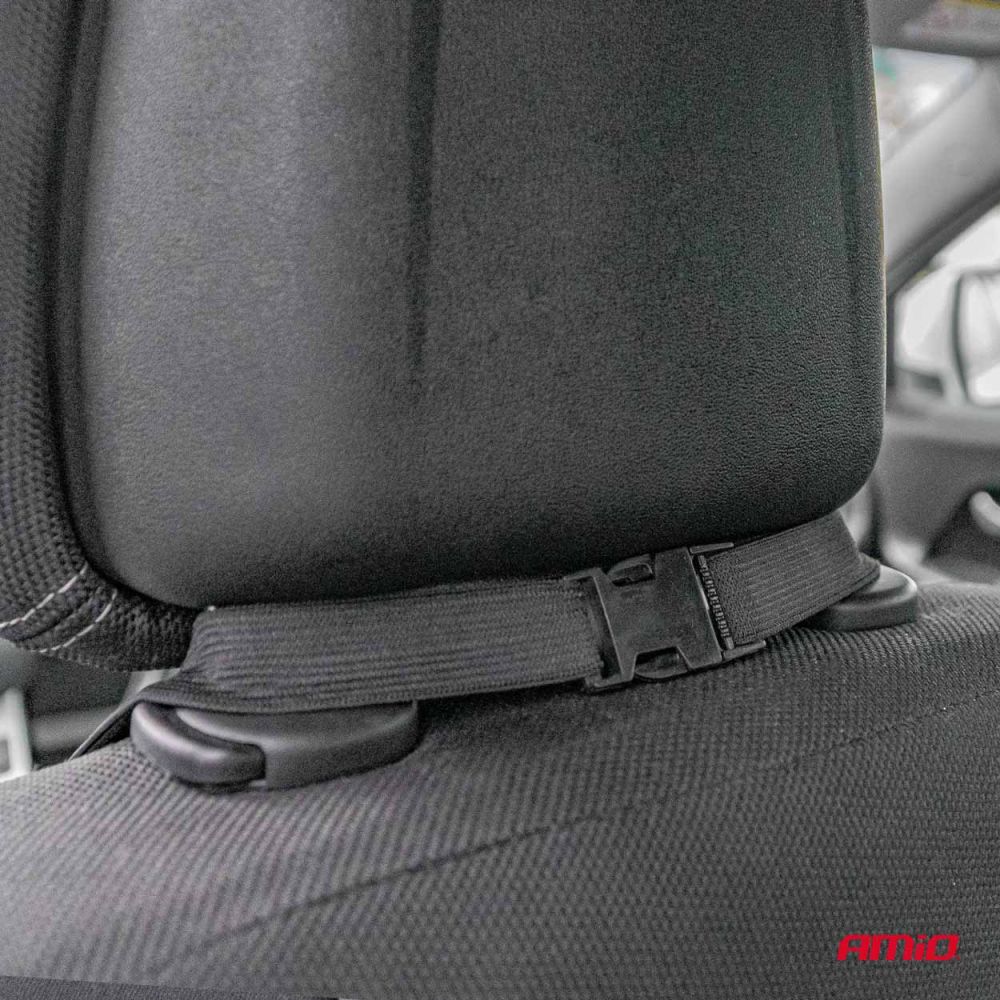 Amio - ΠΛΑΤΟΚΑΘΙΣΜΑ ΘΕΡΜΑΙΝΟΜΕΝΟ 12V 98x48cm ΑΦΡΩΔΕΣ ΥΛΙΚΟ ΚΑΙ ΥΦΑΣΜΑ ΜΑΥΡΟ - 1 τεμ. (03623/AM)