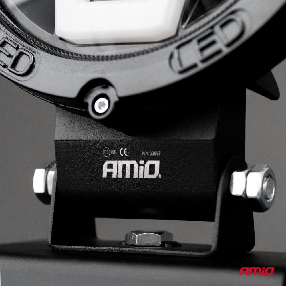 Amio - ΠΡΟΒΟΛΕΑΣ ΕΡΓΑΣΙΑΣ ΣΤΡΟΓΓΥΛΟΣ V-LIGHT 5.500lm 9>36V 60W 6.000K Φ198x172x60mm 4 ΧΡΗΣΕΩΝ - 1 ΤΕΜ. (03697/AM)