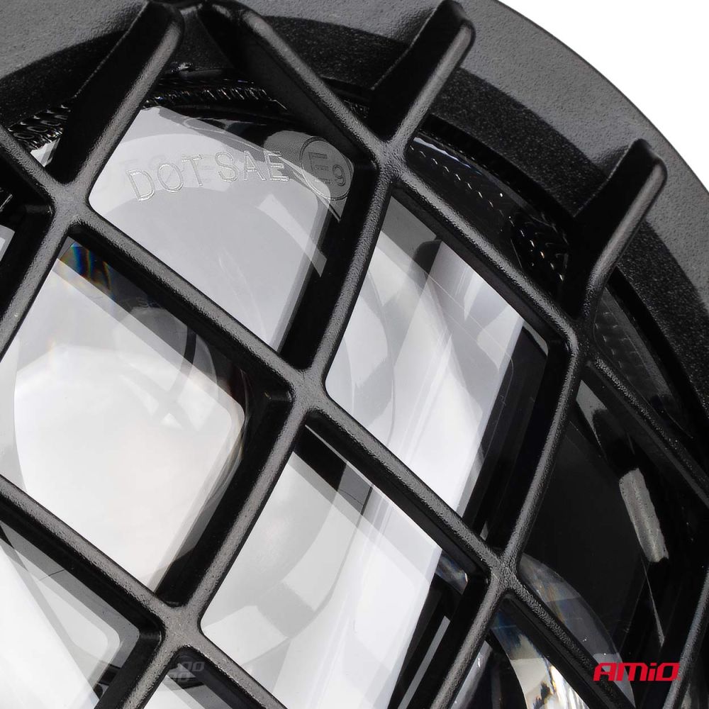 Amio - ΠΡΟΒΟΛΕΑΣ ΕΡΓΑΣΙΑΣ ΣΤΡΟΓΓΥΛΟΣ X-LIGHT 5.500lm 9>36V 60W 6.000K 9 led Φ170x170x65mm 4 ΧΡΗΣΕΩΝ - 1 ΤΕΜ. (03698/AM)