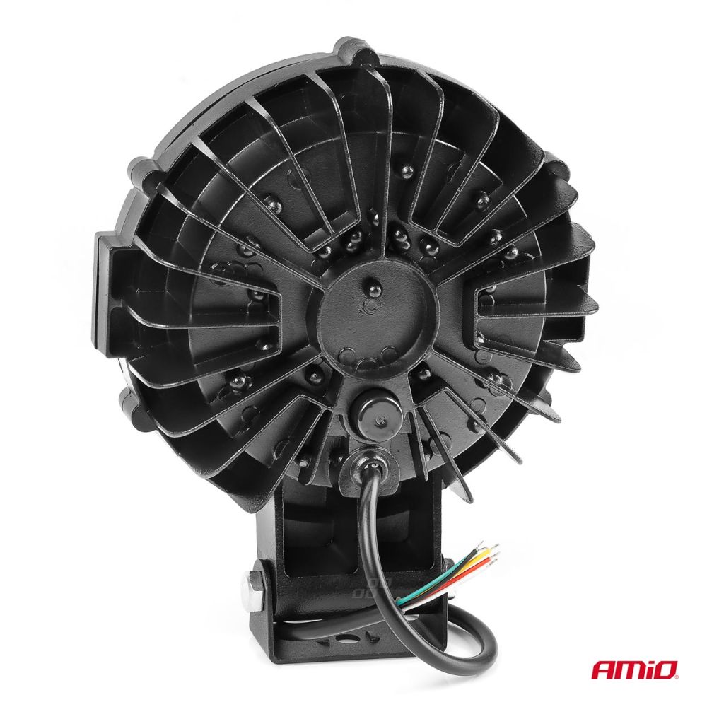 Amio - ΠΡΟΒΟΛΕΑΣ ΕΡΓΑΣΙΑΣ ΣΤΡΟΓΓΥΛΟΣ X-LIGHT 5.500lm 9>36V 60W 6.000K 9 led Φ170x170x65mm 4 ΧΡΗΣΕΩΝ - 1 ΤΕΜ. (03698/AM)