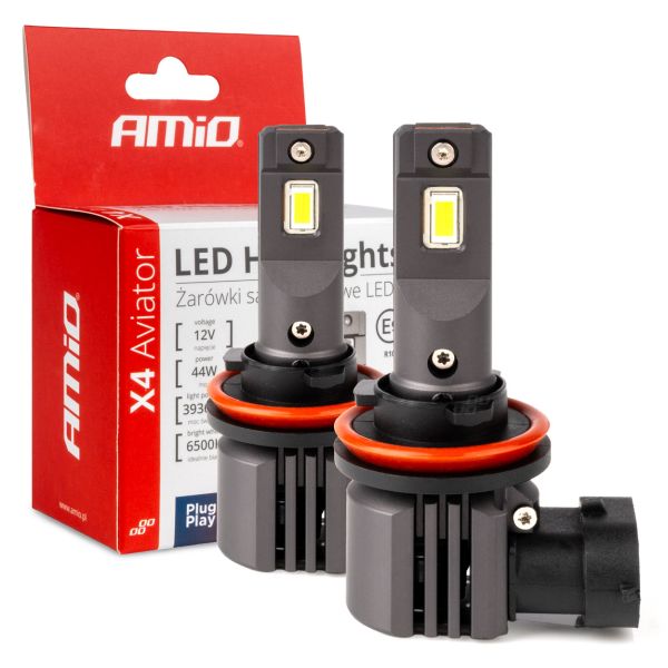ΛΑΜΠΕΣ LED H8/H9/H11 12V 44W 6.500K 3.936lm X4 SERIES AVIATOR PLUG & PLAY ΑΜΙΟ - 2 ΤΕΜ. ΛΑΜΠΕΣ LED H8/H9/H11 12V 44W 6.500K 3.936lm X4 SERIES AVIATOR PLUG & PLAY ΑΜΙΟ - 2 ΤΕΜ.