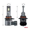 Amio - ΛΑΜΠΕΣ LED HIR2 12V 44W 6.500K 3.936lm X4 SERIES AVIATOR PLUG & PLAY - 2 ΤΕΜ. (03768/AM)