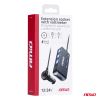 Amio - ΒΟΛΤΟΜΕΤΡΟ 12/24V 200W 5V ΜΕ ΦΙΣ ΑΝΑΠΤΗΡΑ ΚΑΙ ΠΡΟΕΚΤΑΣΗ ΜΕ 3 ΥΠΟΔΟΧΕΣ ΦΙΣ ΑΝΑΠΤΗΡΑ+3xUSB-C+USB-C - 1 Τεμ. (03781/AM)