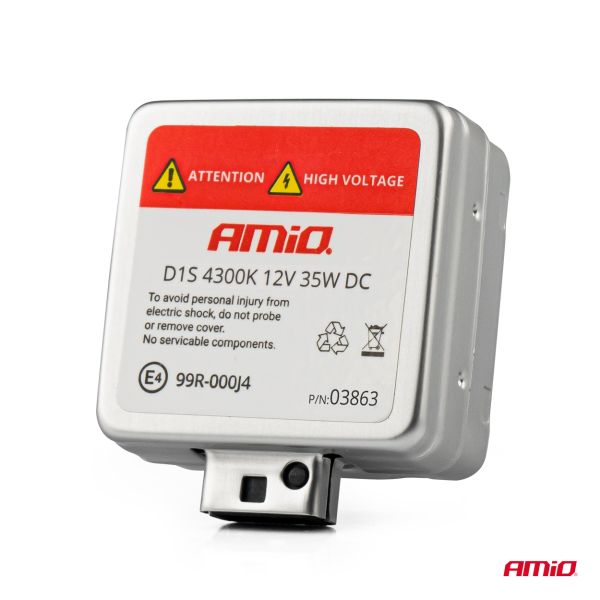 ΑΝΤΑΛΛΑΚΤΙΚΗ ΛΑΜΠΑ ΧΕΝΟΝ BASIC D1S 12V 4.300k 35W BLISTER CARD AMIO - 1 ΤΕΜ.