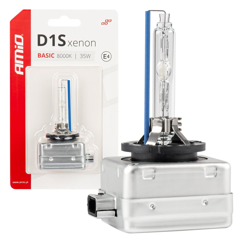 Amio - ΑΝΤΑΛΛΑΚΤΙΚΗ ΛΑΜΠΑ ΧΕΝΟΝ BASIC D1S 12V 8.000k 35W BLISTER CARD - 1 ΤΕΜ. (03865/AM)