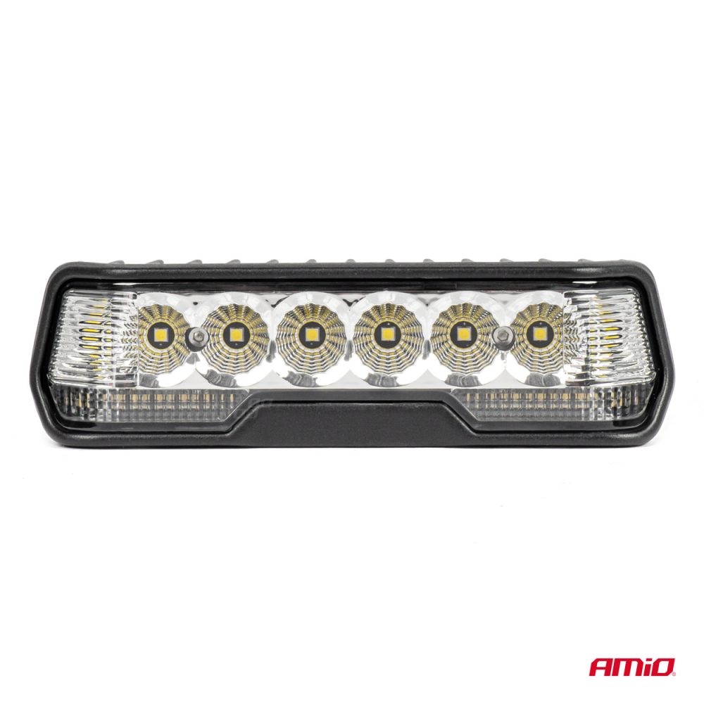 Amio - ΠΡΟΒΟΛΕΑΣ ΟΔΗΓΗΣΗΣ ΣΤΡΟΓΓΥΛΟΣ IP67 3600lm 10-30V - 41W - 6000K - 9 LED - 146x146x82mm - 1 ΤΕΜ. (03869/AM)
