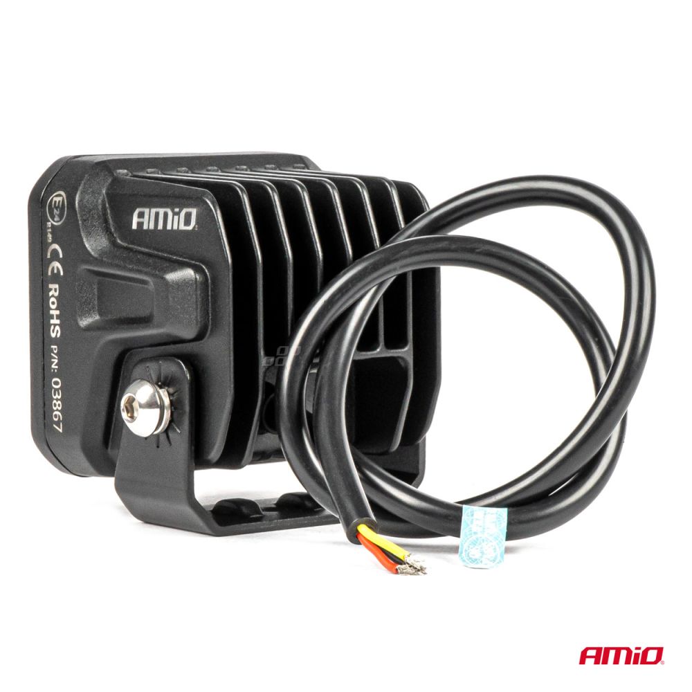 Amio - ΠΡΟΒΟΛΕΑΣ ΟΔΗΓΗΣΗΣ LED PRO IP67 10-30V 18W ΤΕΤΡΑΓΩΝΟΣ 82x78x76mm - 1 ΤΕΜ. (03867/AM)