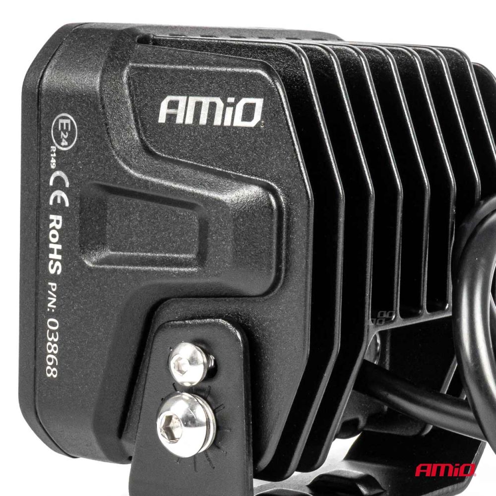 Amio - ΠΡΟΒΟΛΕΑΣ ΟΔΗΓΗΣΗΣ LED PRO IP67 10-30V 58W ΤΕΤΡΑΓΩΝΟΣ 107x102x86mm - 1 ΤΕΜ. (03868/AM)