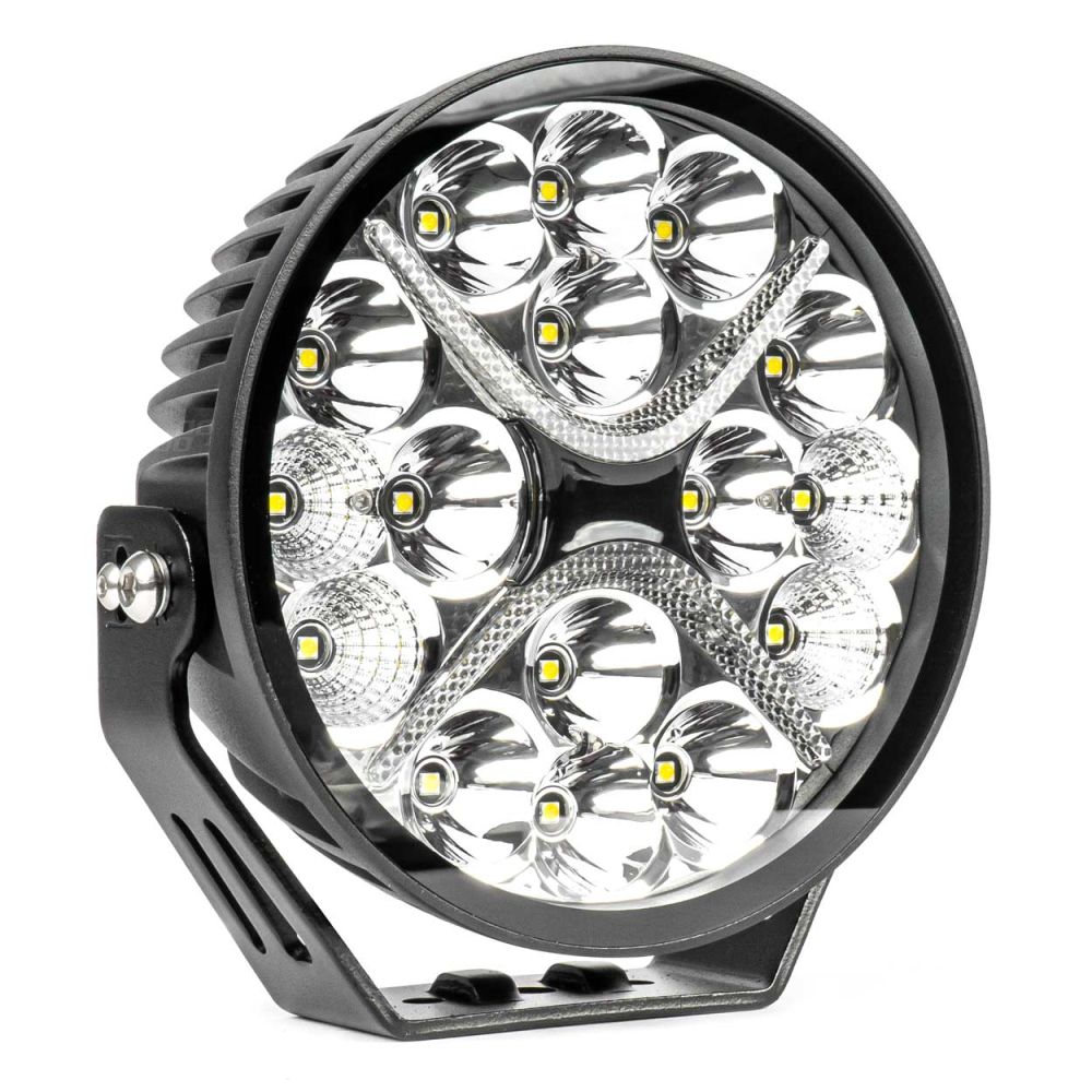 Amio - ΠΡΟΒΟΛΕΑΣ ΟΔΗΓΗΣΗΣ ΣΤΡΟΓΓΥΛΟΣ LED PRO IP67 9600lm 10-30V - 80W - 6000K - 16 LED - 178x178x65mm - 1 ΤΕΜ. (03871/AM)