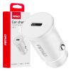 Amio - ΦΟΡΤΙΣΤΗΣ ΑΝΑΠΤΗΡΑ 12/24V ΜΕ 1 ΘΥΡΑ USB-C 20W 5V/3AQC ΤΑΧΕΙΑΣ ΦΟΡΤΙΣΗΣ ΛΕΥΚΟΣ - 1 Τεμ. (03876/AM)
