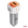 Amio - ΦΟΡΤΙΣΤΗΣ ΑΝΑΠΤΗΡΑ 12/24V ΜΕ 2 ΘΥΡΕΣ USB-C+USB 20W 5V/3AQC ΤΑΧΕΙΑΣ ΦΟΡΤΙΣΗΣ ΛΕΥΚΟΣ - 1 Τεμ. (03882/AM)