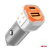 Amio - ΦΟΡΤΙΣΤΗΣ ΑΝΑΠΤΗΡΑ 12/24V ΜΕ 2 ΘΥΡΕΣ USB-C+USB 20W 5V/3AQC ΤΑΧΕΙΑΣ ΦΟΡΤΙΣΗΣ ΛΕΥΚΟΣ - 1 Τεμ. (03882/AM)