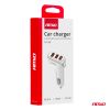 Amio - ΦΟΡΤΙΣΤΗΣ ΑΝΑΠΤΗΡΑ 12/24V ΜΕ 3 ΘΥΡΕΣ 3xUSB 15.5W 5V/3.1A ΛΕΥΚΟΣ - 1 Τεμ. (03885/AM)