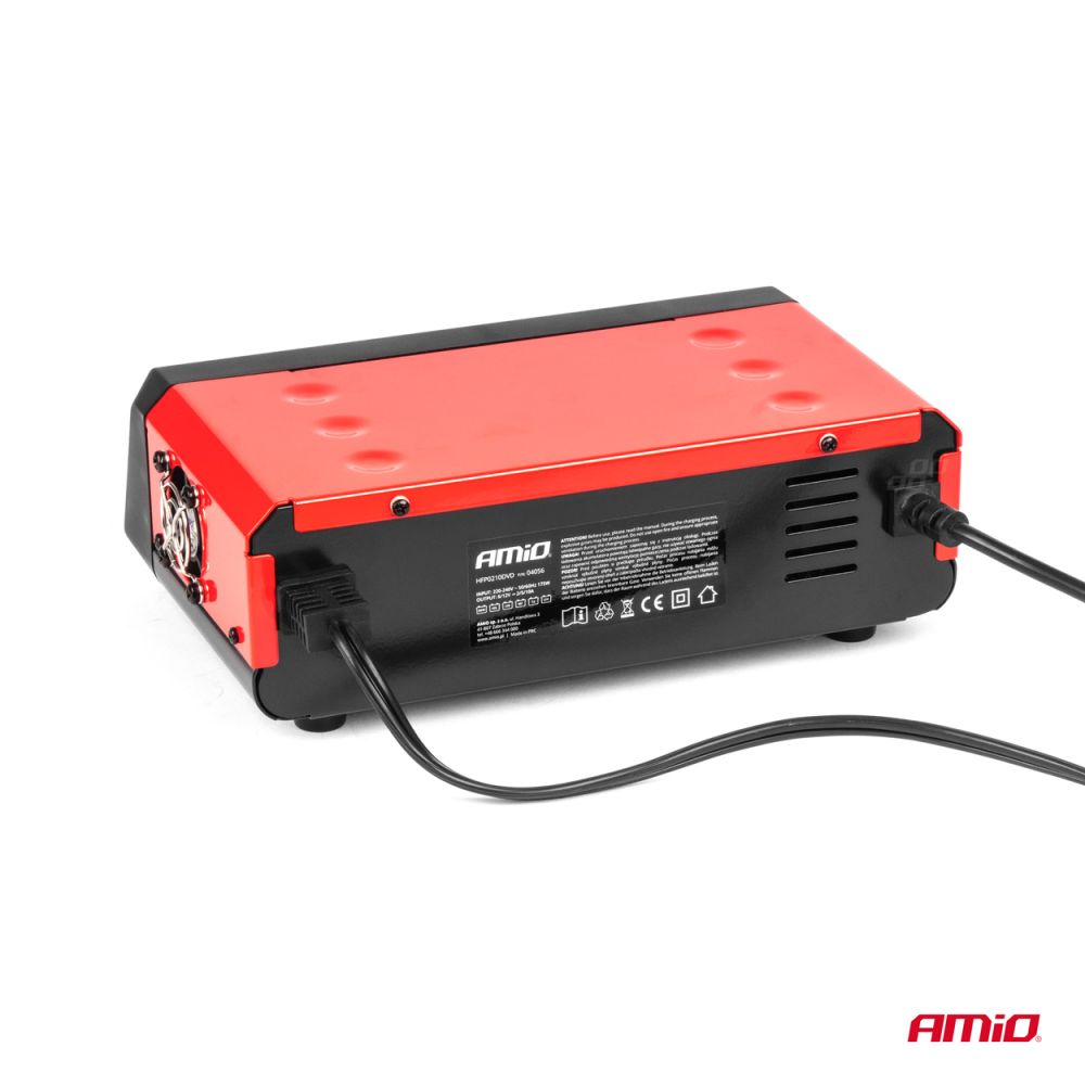Amio - ΦΟΡΤΙΣΤΗΣ ΜΠΑΤΑΡΙΑΣ 6/12V max10A ΨΗΦΙΑΚΟΣ - 1 τεμ. (04056/AM)
