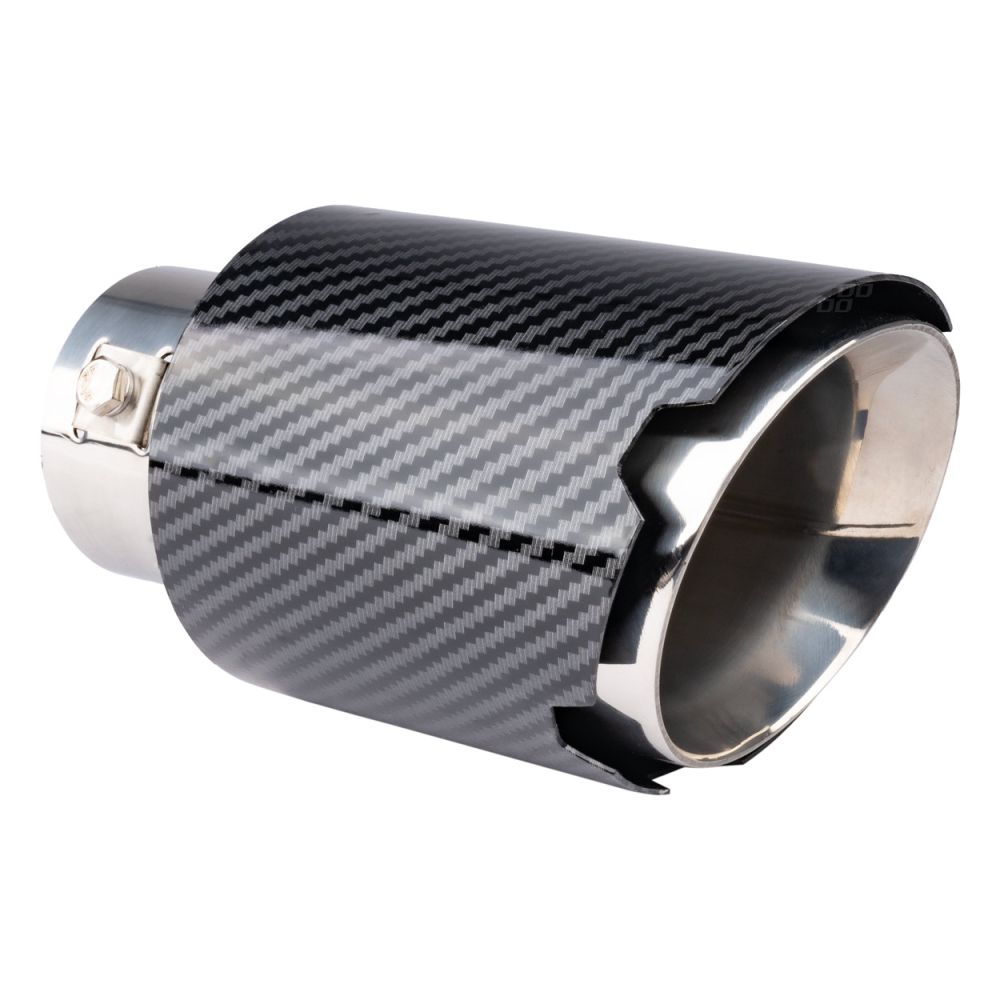Amio - ΑΚΡΟ (ΜΠΟΥΚΑ) ΕΞΑΤΜΙΣΗΣ MT-028C AKR ΧΡΩΜΙΟ/CARBON Φ43>56 155x89mm - 1 ΤΕΜ. (04065/AM)