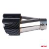Amio - ΑΚΡΟ (ΜΠΟΥΚΑ) ΕΞΑΤΜΙΣΗΣ ΔΙΠΛΗ ΑΠΟΛΗΞΗ MT-029C RIGHT AKR ΧΡΩΜΙΟ/CARBON Φ32-52 245x(89χ2)mm - 1 τεμ. (04070/AM)