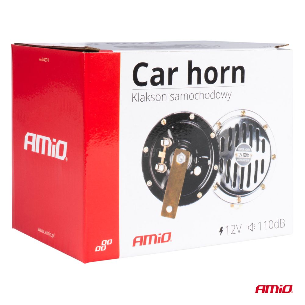 Amio - ΚΟΡΝΑ ΑΥΤΟΚΙΝΗΤΟΥ/ΤΡΑΚΤΕΡ 12V 110db - 1 ΤΕΜ. (04074/AM)