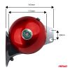 Amio - ΚΟΡΝΑ ΣΑΛΙΓΓΑΡΙΑ 12V - 110dB ΚΟΚΚΙΝΟ/ΜΑΥΡΟ - 2 ΤΕΜ. (04075/AM)