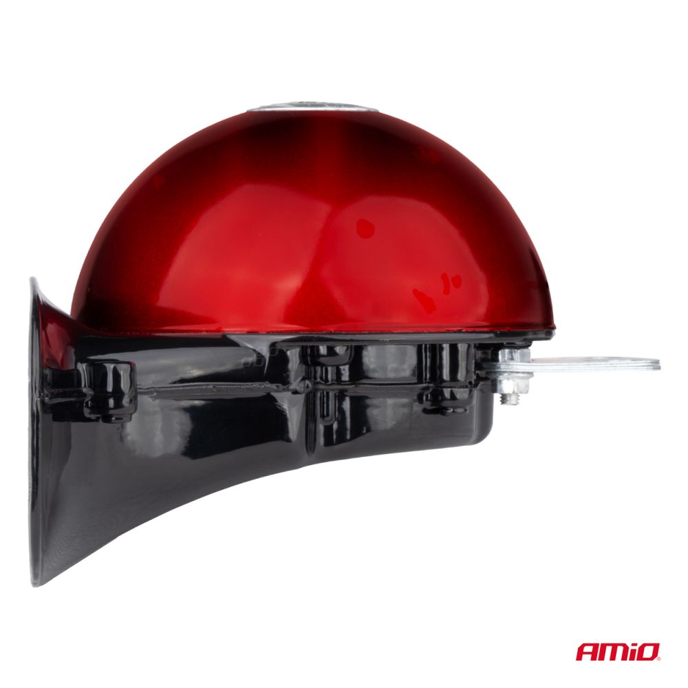 Amio - ΚΟΡΝΑ ΣΑΛΙΓΓΑΡΙΑ 12V - 110dB ΚΟΚΚΙΝΟ/ΜΑΥΡΟ - 2 ΤΕΜ. (04075/AM)