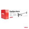 Amio - ΚΟΡΝΑ ΠΝΕΥΜΑΤΙΚΗ ΜΟΝΗ 12/24V 115dB HIGH TONE ΜΗΚΟΣ:520mm ΧΡΩΜΙΟ - 1 ΤΕΜ. (04077/AM)