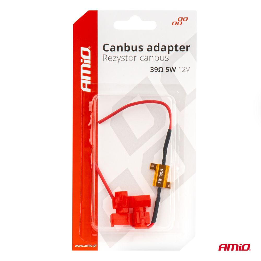 Amio - ΑΝΤΙΣΤΑΣΗ CAN-BUS 12V 5W 39Ω (CANCELLER) - 1 τεμ. (04090/AM)