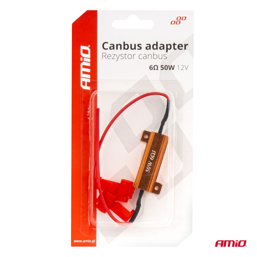 Amio - ΑΝΤΙΣΤΑΣΗ CAN-BUS 12V 50W 6Ω (CANCELLER) - 1 τεμ. (04094/AM)
