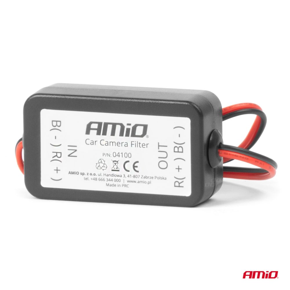 Amio - Φίλτρο Σήματος Κεραίας 12V 2A 24W για Σταθεροποίηση Τροφοδοσίας & Εξάλειψη Παρεμβολών σε Συστήματα Αυτοκινήτου με Βελτιωμένη Απόδοση Ήχου & Εικόνας - 1 Τεμ. (04100/AM)