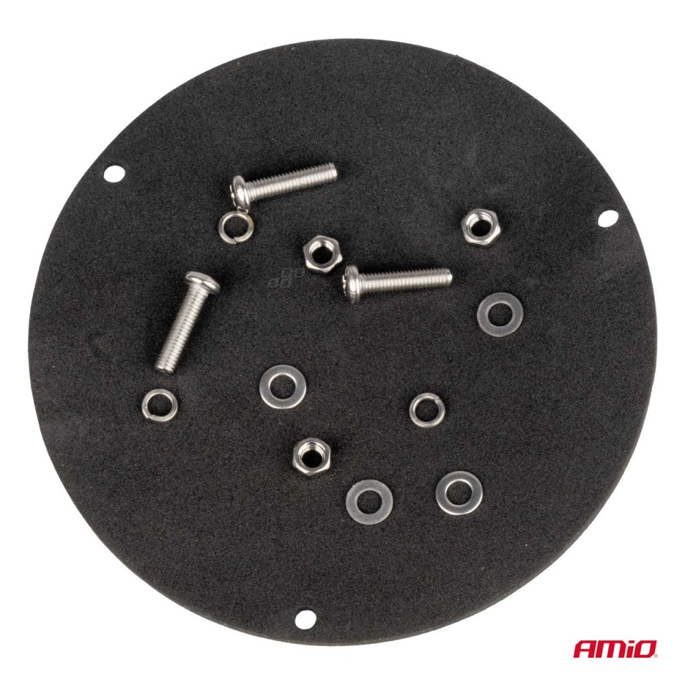 Amio - ΦΑΡΟΣ HEAVY DUTY W28M 12/24V ΠΟΡΤΟΚΑΛΙ 16LED ΜΑΓΝΗΤΙΚΟΣ/ΒΙΔΩΤΟΣ ΜΕ ΦΙΣ ΑΝΑΠΤΗΡΑ Υ89mm Φ110mm - 1 τεμ. (04105/AM)