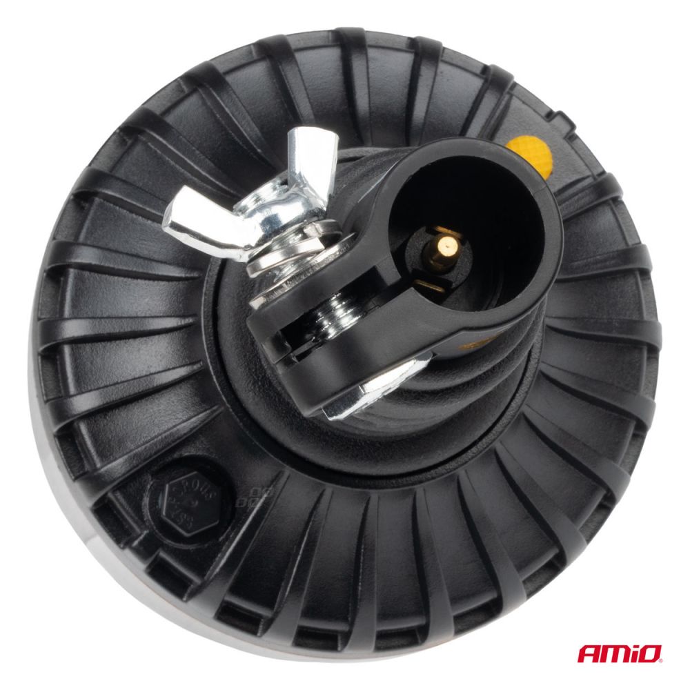 Amio - ΦΑΡΟΣ ΦΙΜΕ HEAVY DUTY W28P 12/24V 16LED ΕΛΑΣΤΙΚΟΣ ΒΙΔΩΤΟΣ ΠΟΡΤΟΚΑΛΙ Υ169mm Φ110mm - 1 τεμ. (04107/AM)