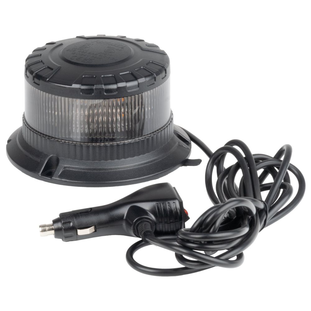 Amio - ΦΑΡΟΣ ΦΙΜΕ HEAVY DUTY W28M 12/24V ΠΟΡΤΟΚΑΛΙ 16LED ΜΑΓΝΗΤΙΚΟΣ/ΒΙΔΩΤΟΣ ΜΕ ΦΙΣ ΑΝΑΠΤΗΡΑ Υ89mm Φ110mm - 1 τεμ. (04108/AM)