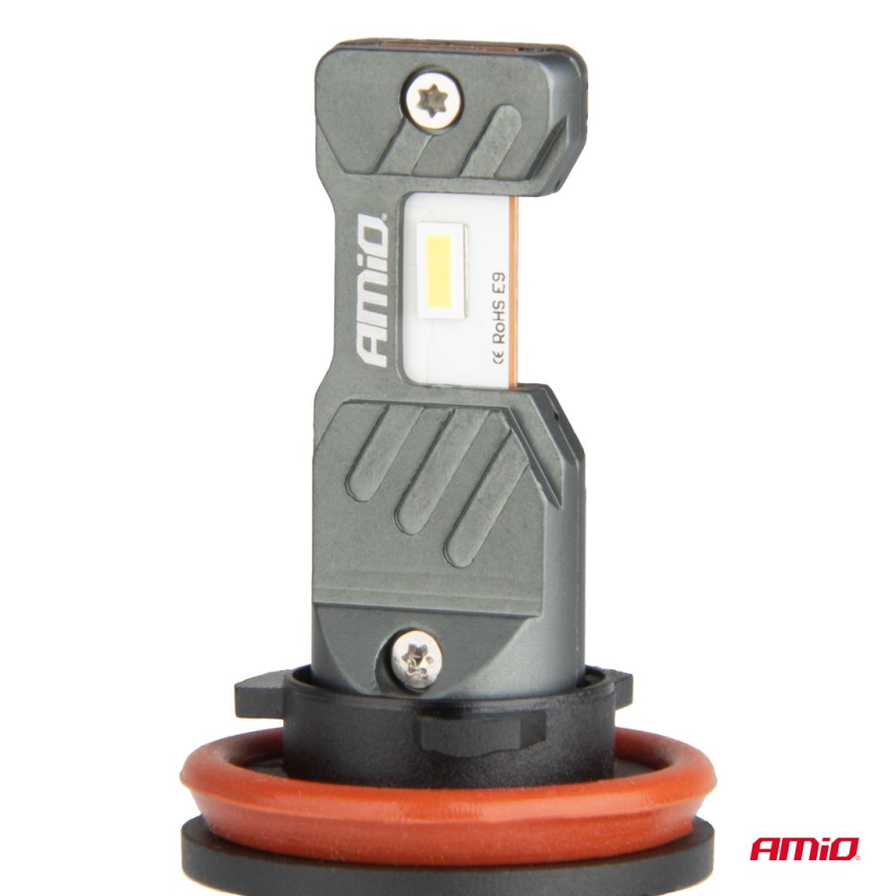 Amio - ΛΑΜΠΕΣ LED H8/H9/H11/H16 12V 60W 6.000K 5.600lm +400% LED CAN-BUS HYBRID SERIES - 2 ΤΕΜ. (04116/AM)