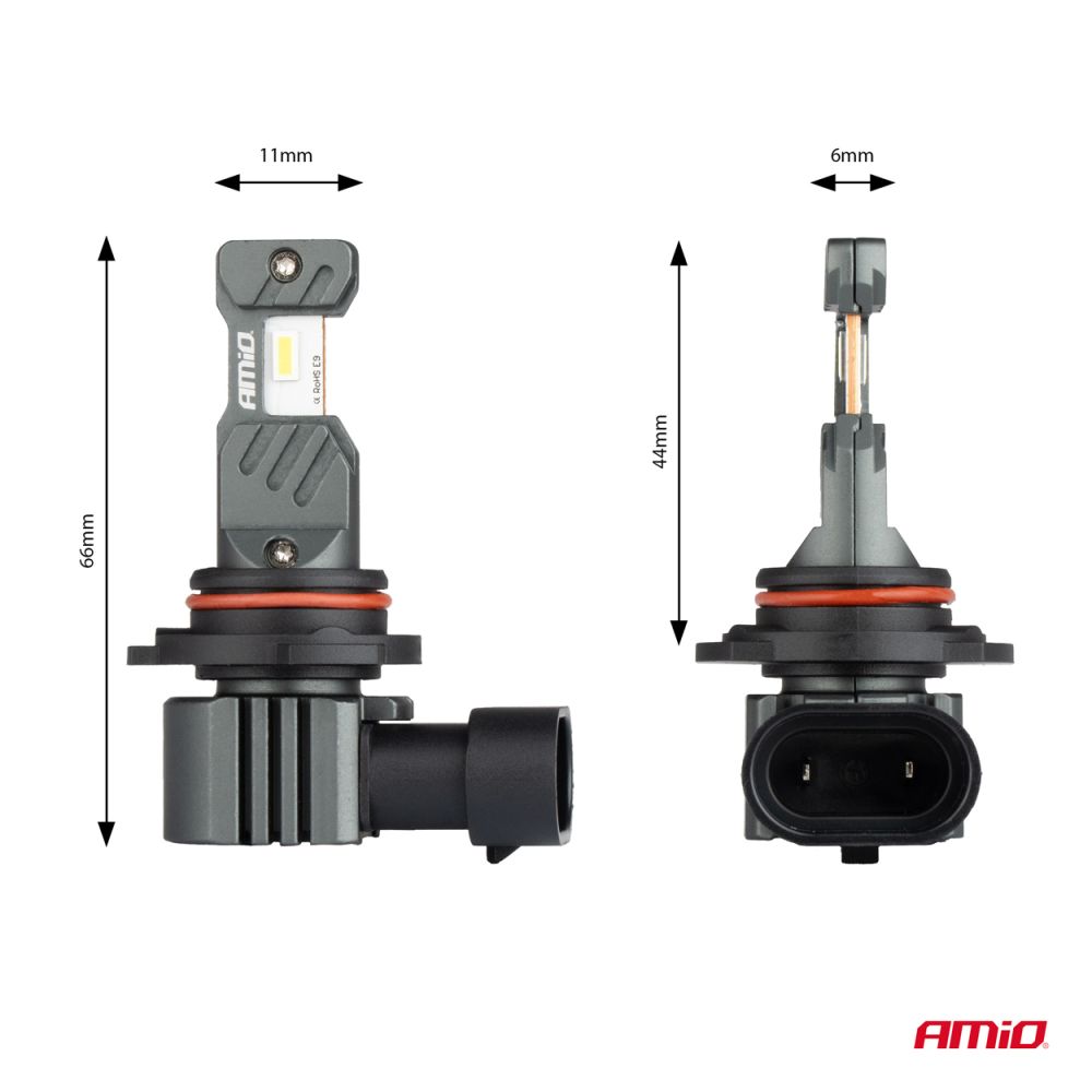 ΠΡΟΣΦΟΡΑ Amio - ΛΑΜΠΕΣ LED HΒ4 9006 12V 60W 6.000K 5.600lm +400% LED CAN-BUS HYBRID SERIES - 2 ΤΕΜ. (04118/AM)