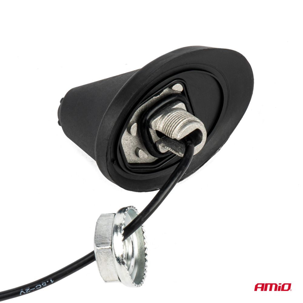 Amio - ΚΕΡΑΙΑ ΟΡΟΦΗΣ ANT11 45.4 cm ΜΕ ΚΑΛΩΔΙΟ 20cm ΚΑΙ ΦΙΣΑ RAKU-2 UNIVERSAL ΜΑΥΡΗ - 1 ΤΕΜ. (04155/AM)